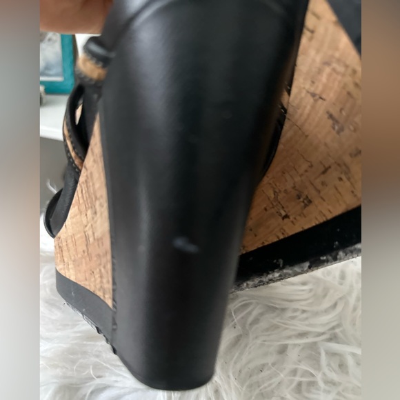 Prada cork wedge heel sandals - Picture 4 of 6